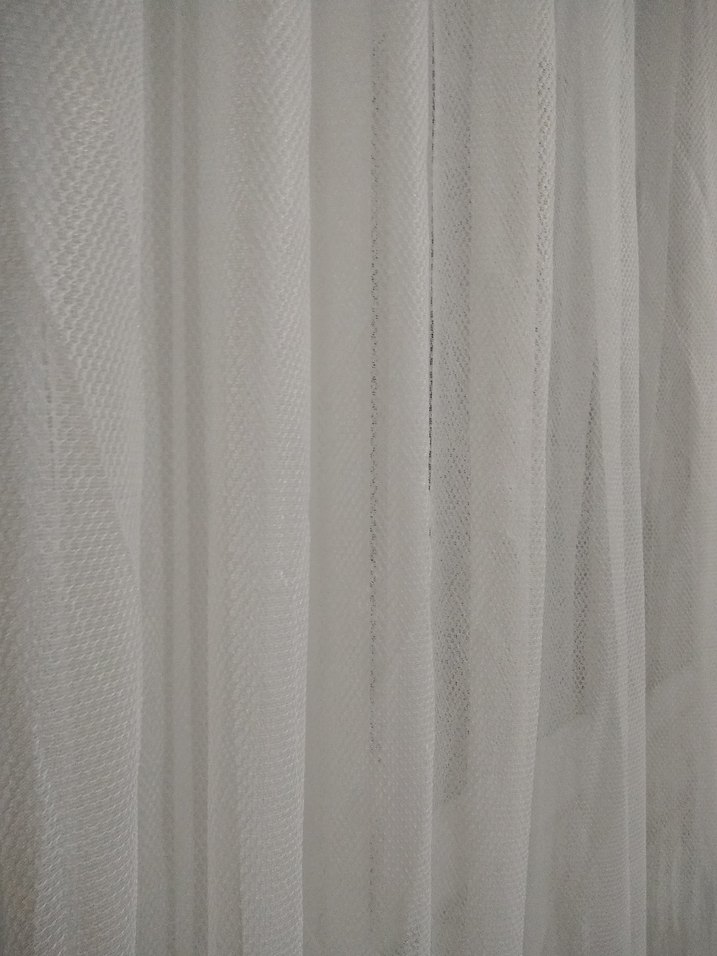 Modern Düz Beyaz Tül Perde - Görsel 5