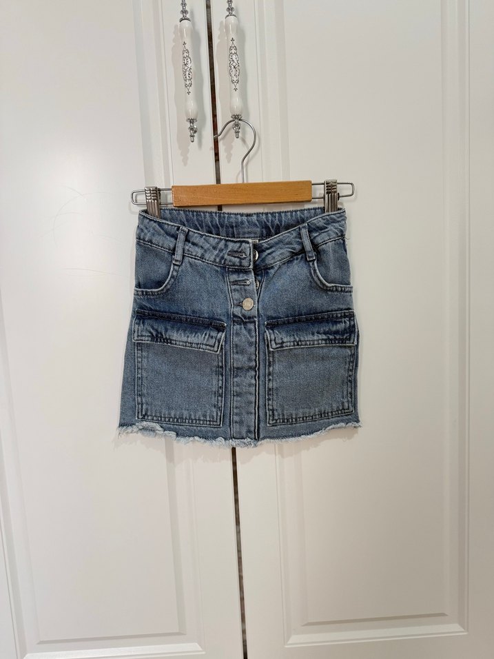 Mavi Denim Mini Etek — görsel 3/4
