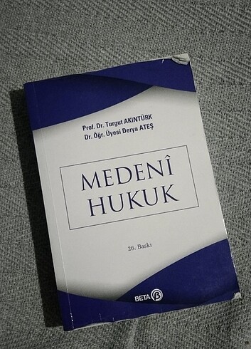 Medeni Hukuk kitabı 