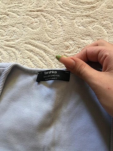 s Beden Bebek mavisi crop