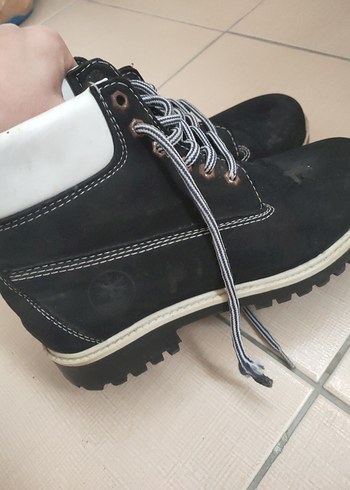 Siyah Sokak Stili Bağcık bot - Görsel 3