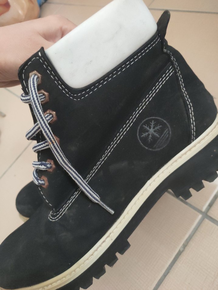 Siyah Sokak Stili Bağcık bot - Görsel 2