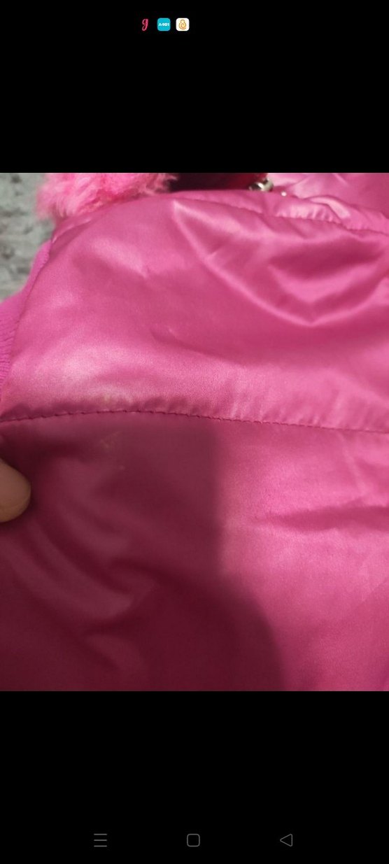 Kız Çocuk Renkli Fermuarlı Pembe Yelek - Görsel 4