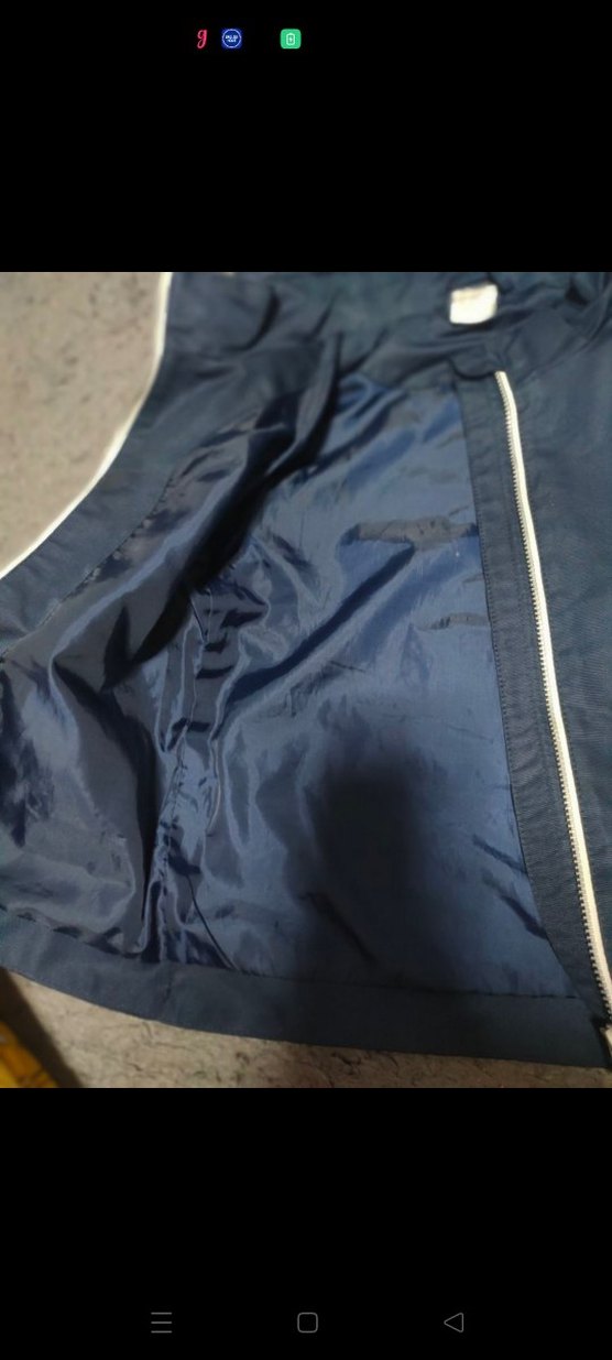 Erkek Çocuk Kapüşonlu Fermuarlı Mavi Ceket - Görsel 5