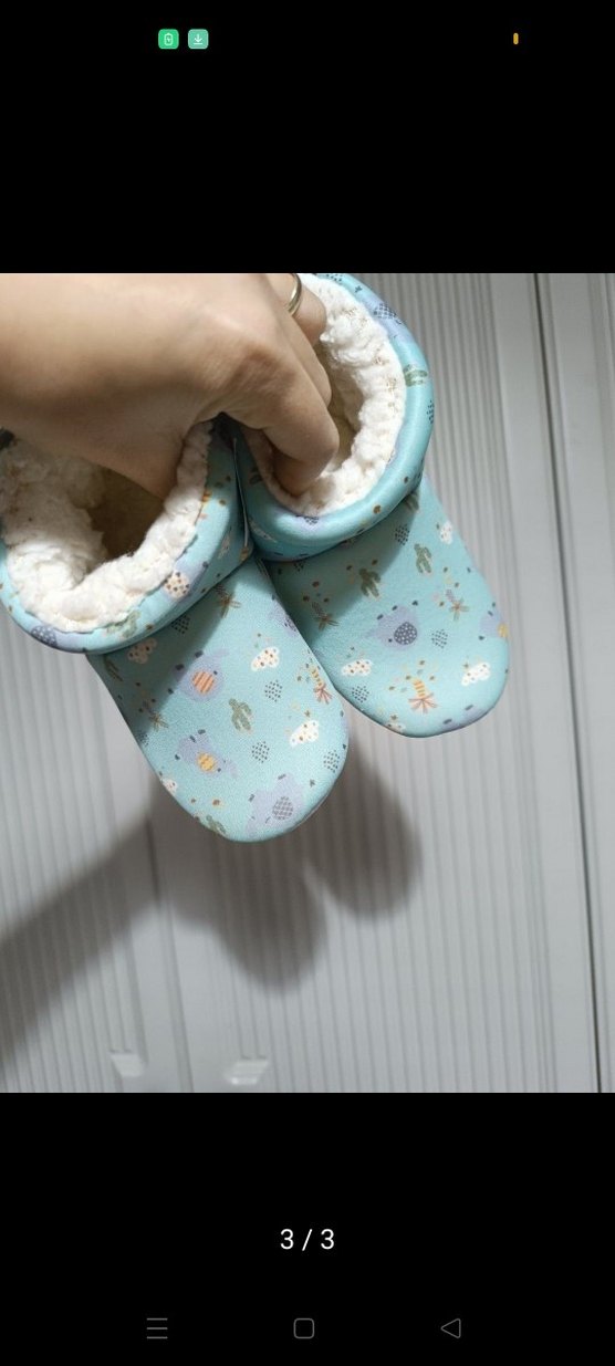 Kız Çocuk Mavi Peluş Ev Botu - Görsel 3