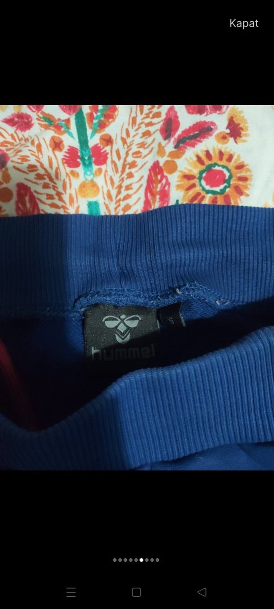 Kadın Mavi Bağcıklı Rahat Eşofman - Görsel 4