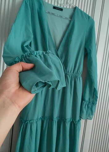 36 Beden Mint elbise
