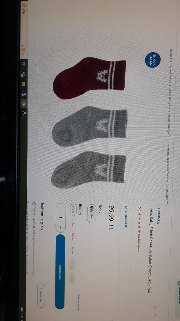 Çocuk corabi - Görsel 5