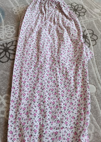 Diğer Pembe Desenli Uzun pijama