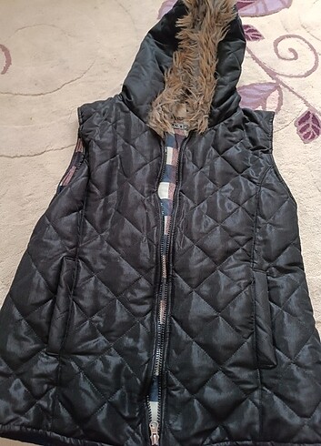 m Beden siyah Renk Kapüşonlu yelek