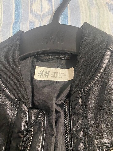 4 Yaş Beden siyah Renk H&M deri ceket