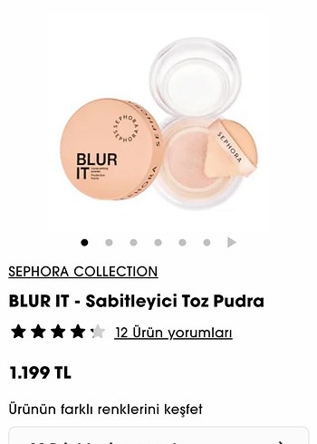 Sephora Blur It Pudra - Bej - Görsel 4