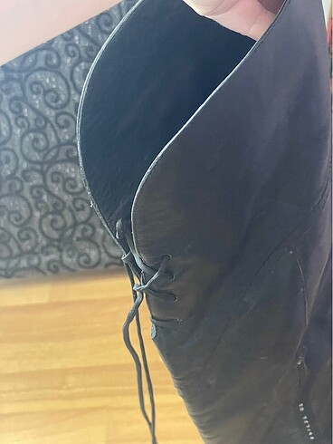 Deri çizme/bot - Görsel 5