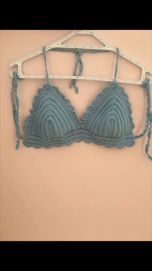 mayo bikini örgü bikini pareo