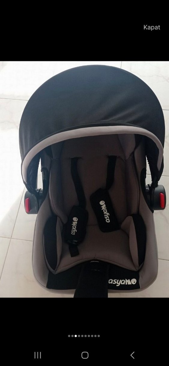 asyomw Gri Bebek Oto Koltuğu - Görsel 2