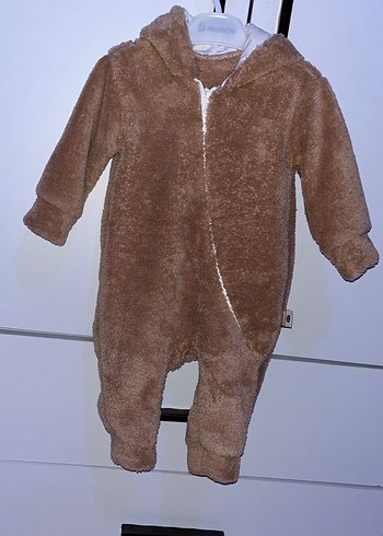 Kahverengi Kürklü Bebek Tulumu - Görsel 5