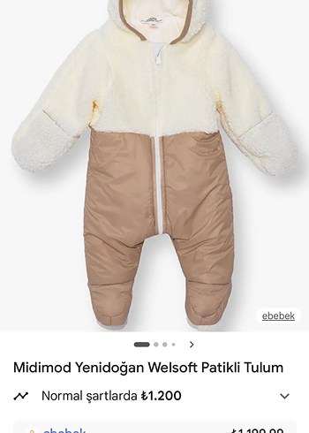 Kız Bebek Beyaz Kürklü Tulum - Görsel 4