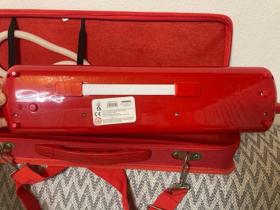 Kırmızı Melodika Müzik Aleti - Görsel 3