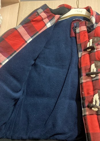 Kırmızı Kareli erkek Kapitone Yelek - Görsel 3