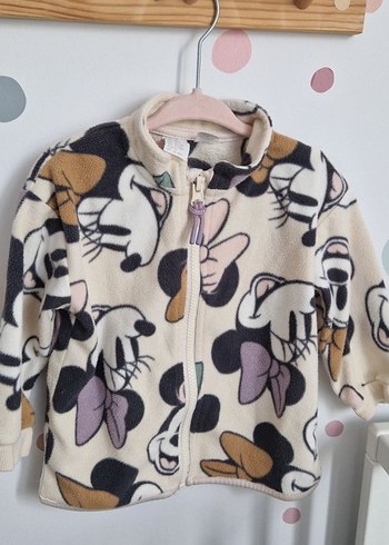 Kız Çocuk Baskılı Fermuarlı Sweatshirt