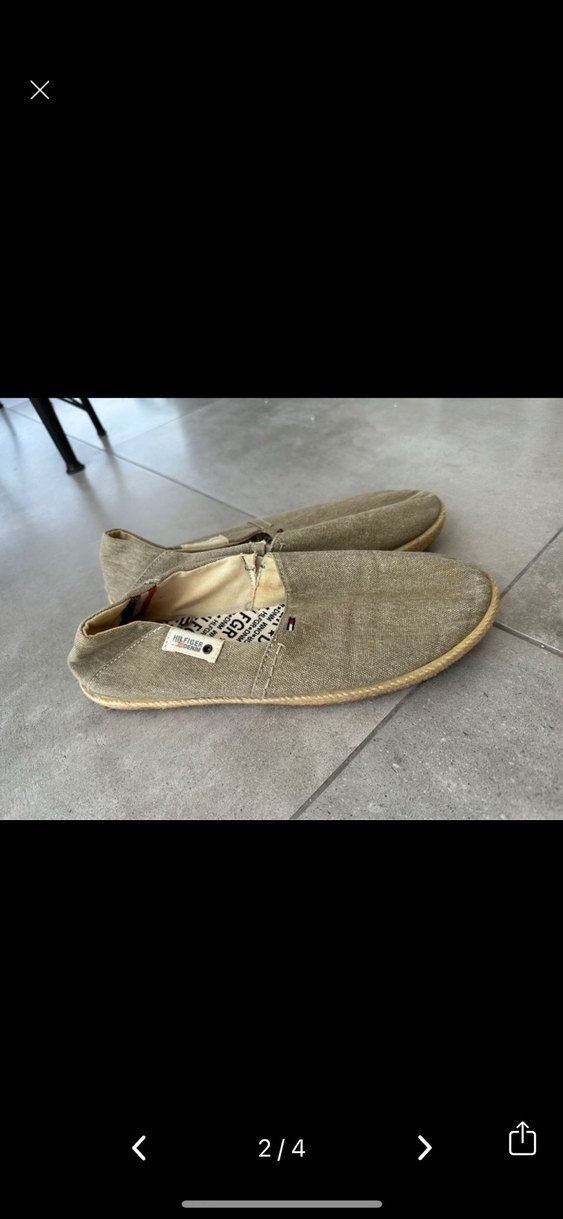 Tommy Bej keten erkek espadril ayakkabı - Görsel 3