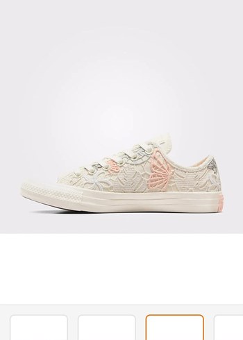 38 Beden beyaz Renk converse chuck taylor all star butterflies unisex bej sneaker