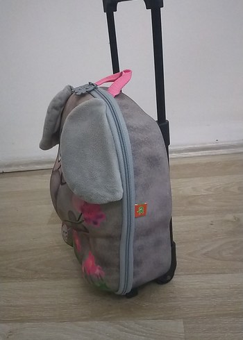 Gri Fil Figürlü Çocuk Çantası Seti - Görsel 11