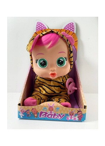  Beden Cry Babies Ağlayan Bebeklr Sesli Emzikli