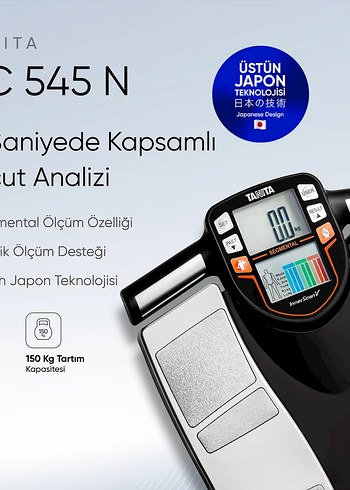 Beden Renk TANITA BC 545 N ve TANITA BC 730