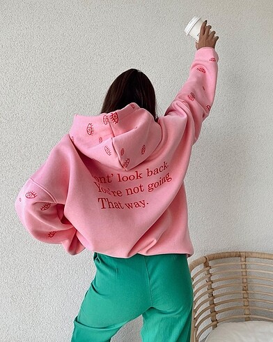 Pembe sweatshirt