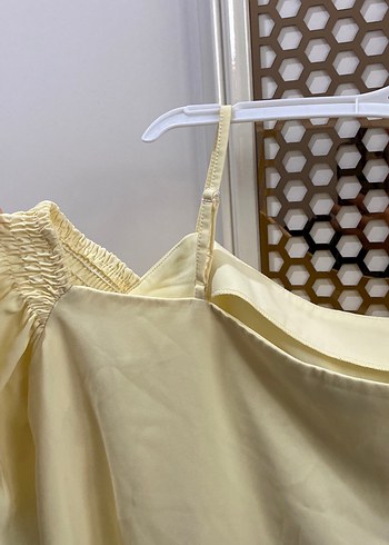 Yazlık tiril tiril bluz yeni L beden - Görsel 3