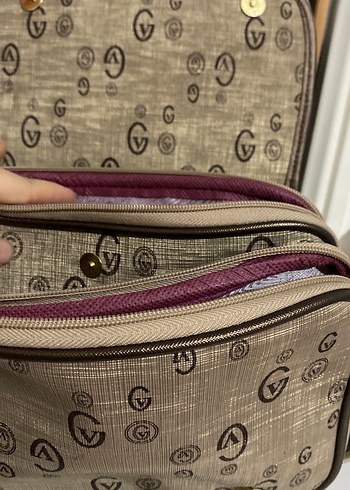 Kahverengi Vintage Deri Kadın Çanta - Görsel 6