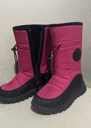 Kız Çocuk Pembe Su Geçirmez Bot - Görsel 4