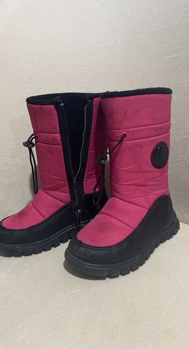 Kız Çocuk Pembe Su Geçirmez Bot - Görsel 4