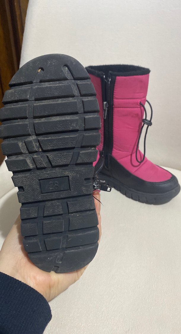 Kız Çocuk Pembe Su Geçirmez Bot - Görsel 2