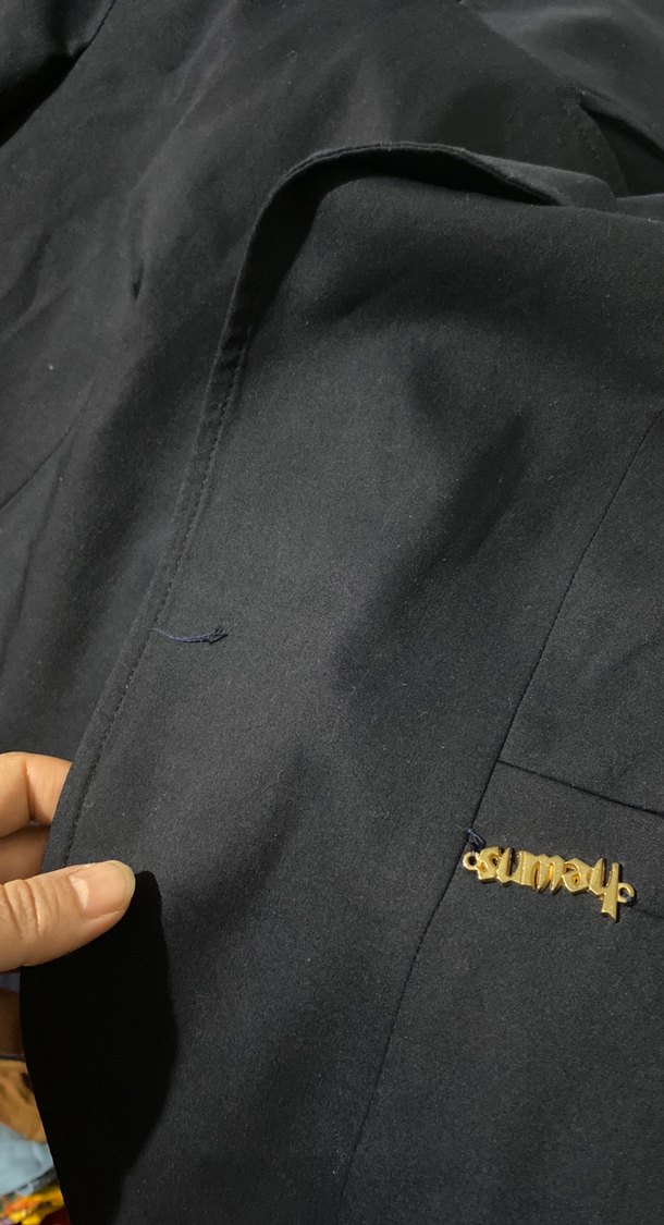 Kadın Lacivert Fırfırlı Blazer Ceket - Görsel 5