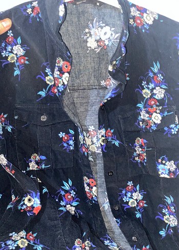 Çiçek Desenli Bohem Kadın Gömlek - Görsel 4