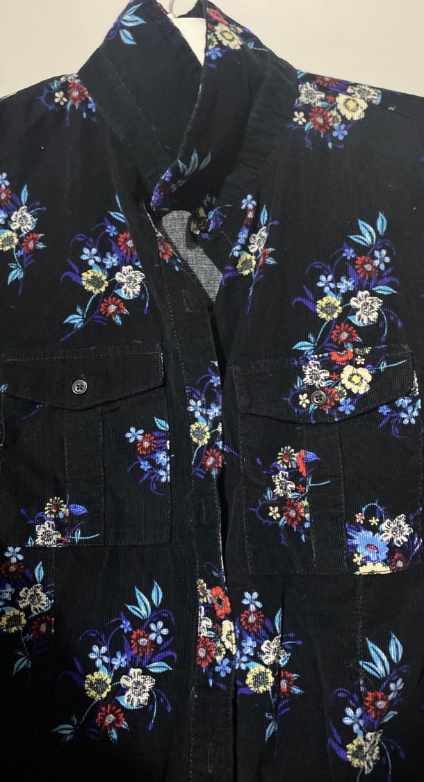 Çiçek Desenli Bohem Kadın Gömlek - Görsel 2