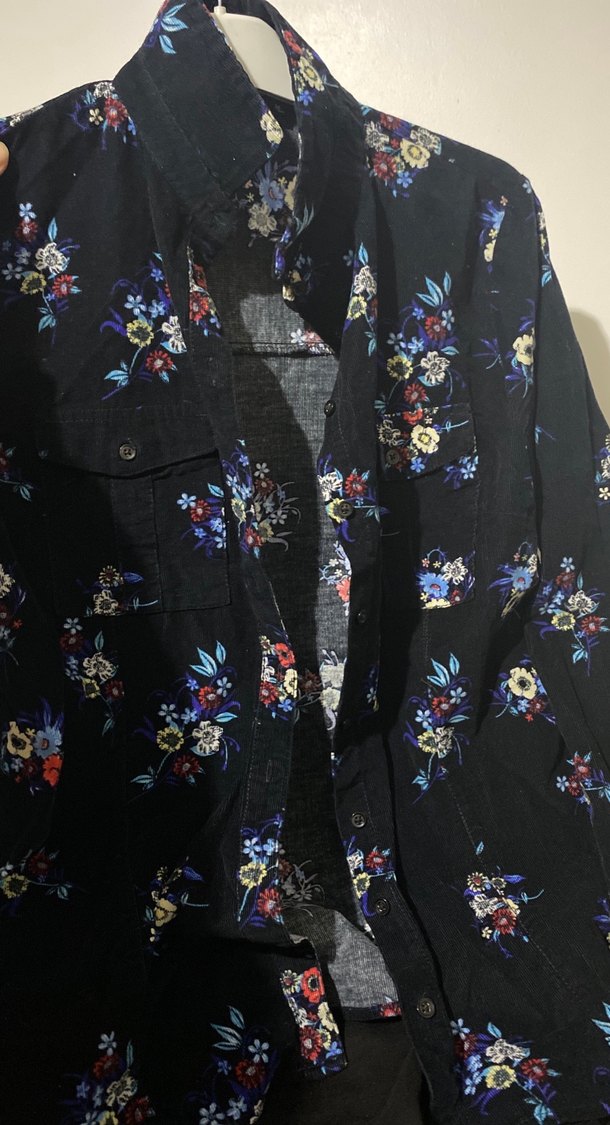 Çiçek Desenli Bohem Kadın Gömlek - Görsel 3