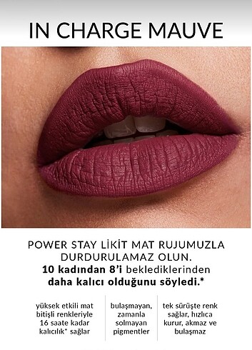 Avon Avon power stay likit mat ruj