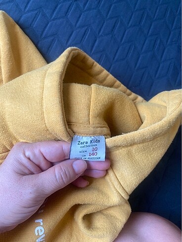Zara sarı sweat 10 yaş