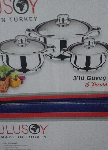 ULUSOY ÜÇLÜ GÜVEÇ SETİ