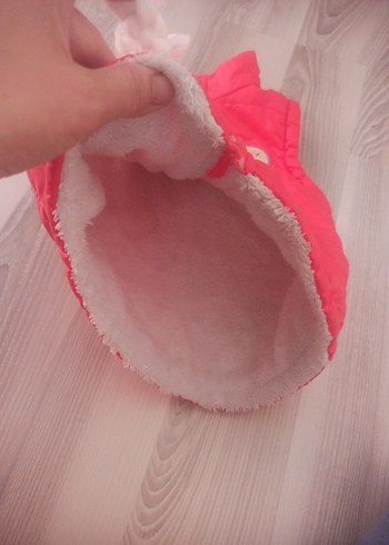 Kız Çocuk Pembe Fermuarlı Yelek - Görsel 2