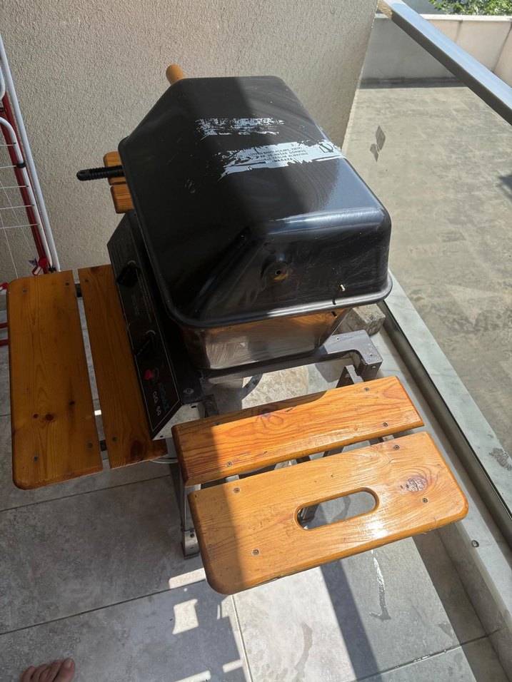 Siyah Kapaklı Taşınabilir Izgara ve Fırın - Görsel 3