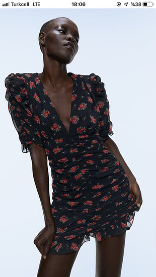 s Beden Zara drape elbise