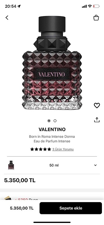 Valentino donna born in roma intense parfüm