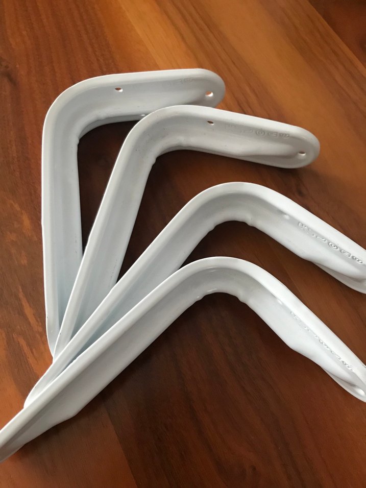 Beyaz Metal Raf Ayakları - Görsel 2