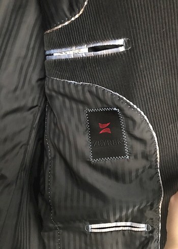 Erkek  Kadife Takım Elbise Ceketi - Görsel 6