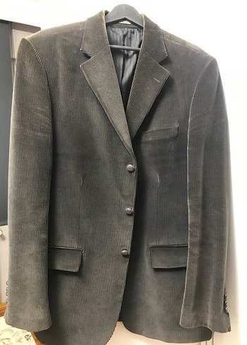 Erkek  Kadife Takım Elbise Ceketi - Görsel 2