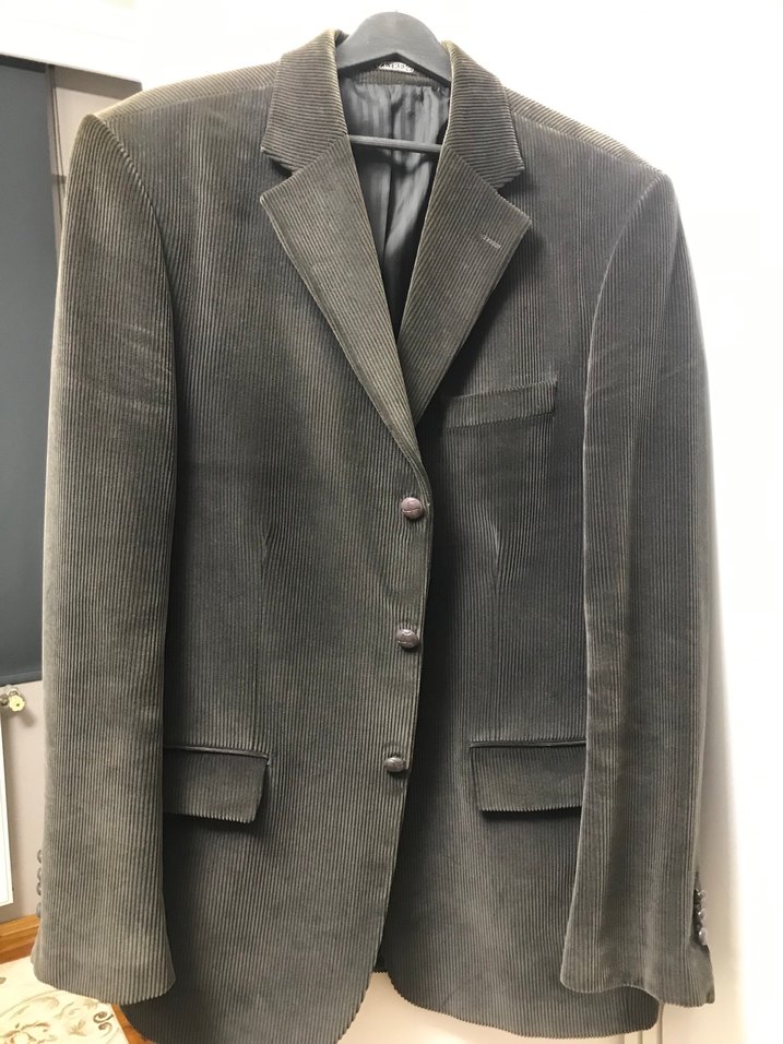 Erkek  Kadife Takım Elbise Ceketi - Görsel 2